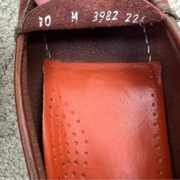 G.H. Bass Whitney Weejuns Loafer Size 10 Brown Hairy Suede - Picture 9 of 12